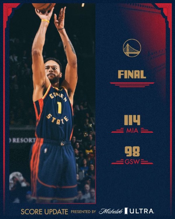 库里空砍31分约维奇20分 热火力克铁汉止3连败