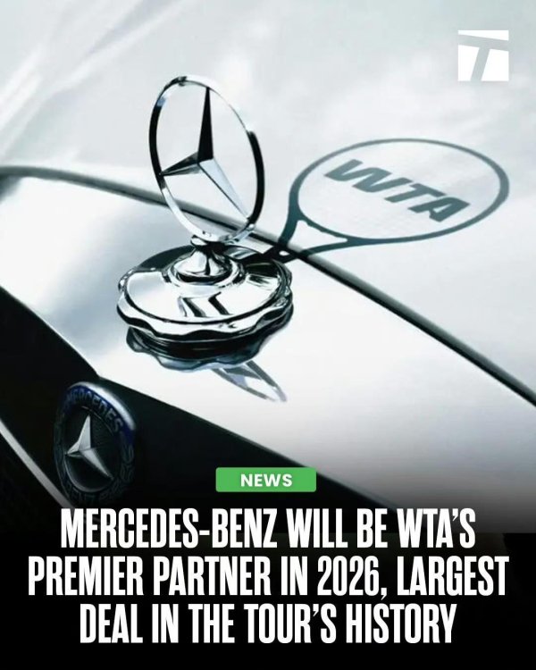 梅赛德斯奔突与WTA达成历史级勾通，共绘女子网球新将来