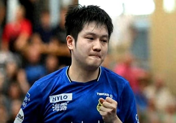 樊振东赢德甲比赛，连胜三场，俱乐部最初1分