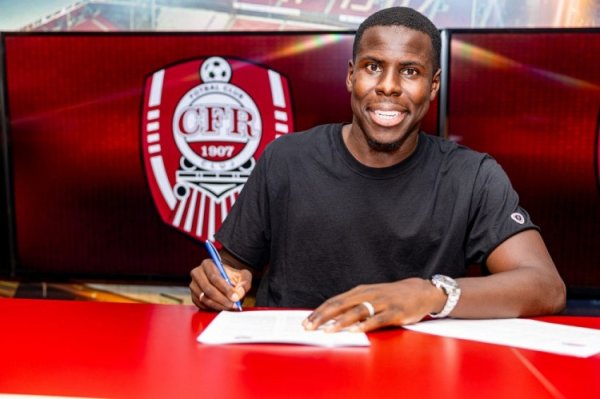 仅出战4场比赛, talkSPORT: 克卢日与31岁中卫祖马解约